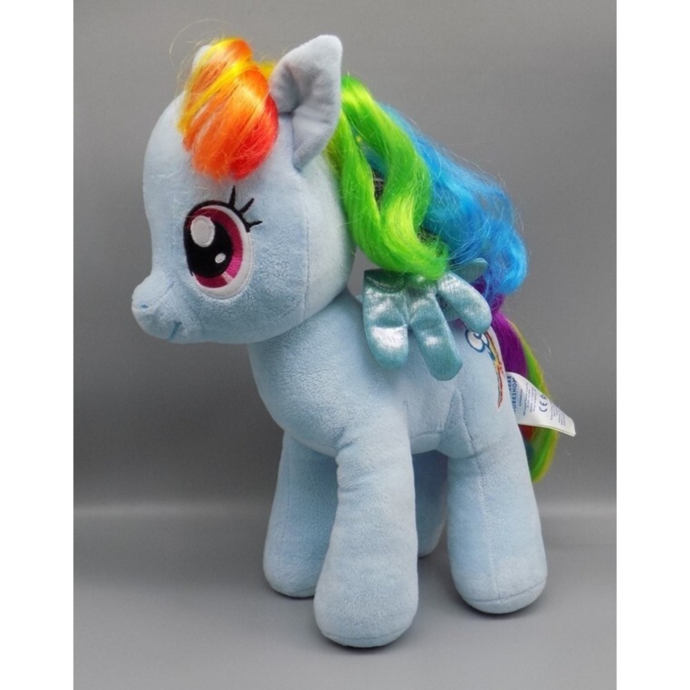 Rainbow Dash Pegasus My Little Pony BAB Retired Build a Bear 15" 2018 Very Clean